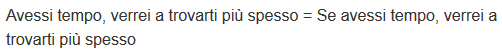 conditional sentence in Italian